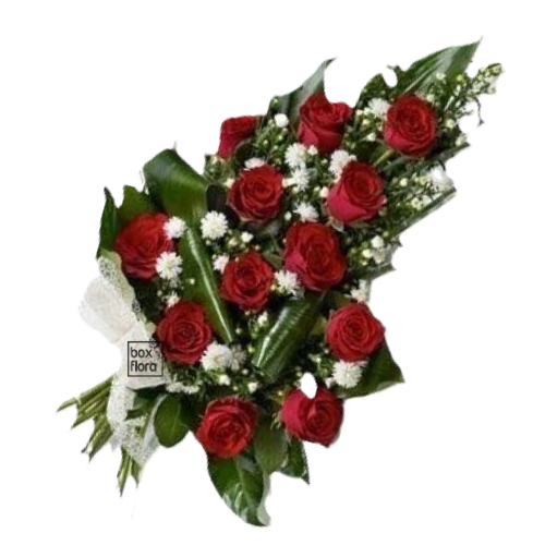 Ramo funeral rojo