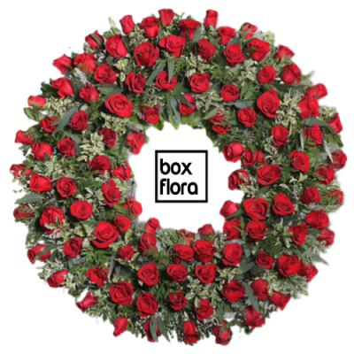 Corona Rosas Rojas Selecta